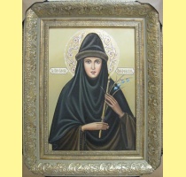 Святая монахиня Елена Флоровская - икона написана для Свято-Успенского Собора в г.Молодечно.
