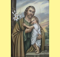 Святой Иосиф с Иисусом